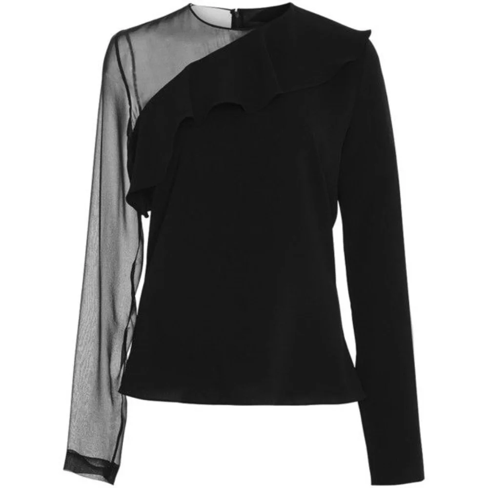 Cushnie Et Ochs Bella Ruffled Blouse size L - Picture 2 of 8